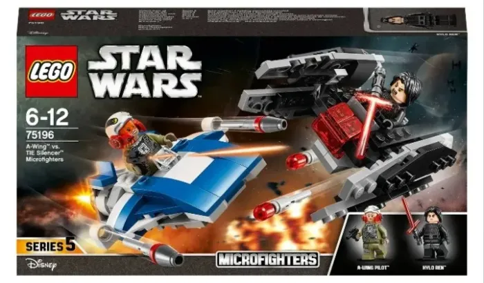 Lego Star Wars A Wing Vs Tie Silencer Microfighters 75196