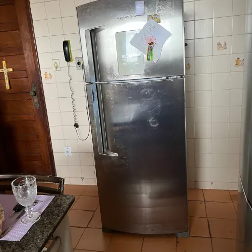 Geladeira Brastemp Inox 403L