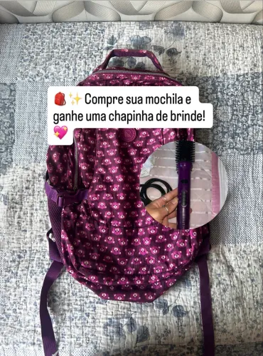 Mochila NOVINHA DA REPÚBLICA VIX( material parecido com o da Kipling)