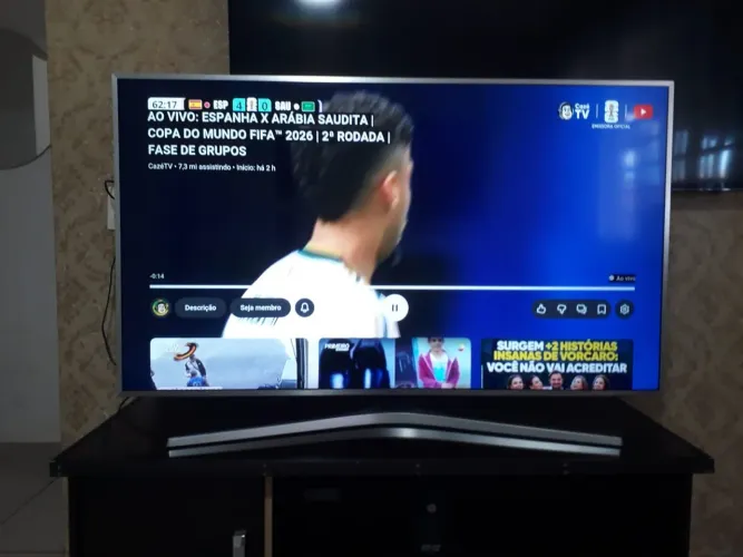 Tv smart 55 pol sansung top oportunidade 