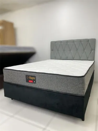 Conjunto Base + Colchão Casal Reconflex D65 100% Espuma selada à pronta entrega