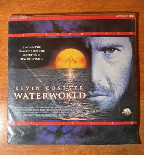 Laserdisc LD Kevin Costner - Waterworld - EM ÓTIMO ESTADO AINDA NO PLÁSTICO