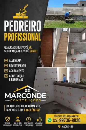 Pedreiro profissional