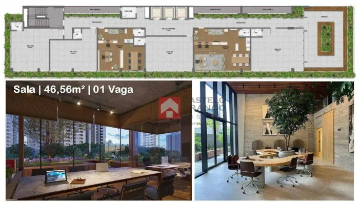 ALIVE, Corredor da Vitória - Sala comercial com 46m² - venda por R$970.000 ou aluguel por 