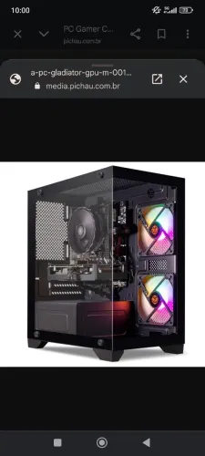 Computador completo PC Game Pichau FENRIR III semi novo