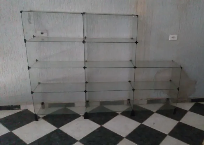 Vitrine de vidro 