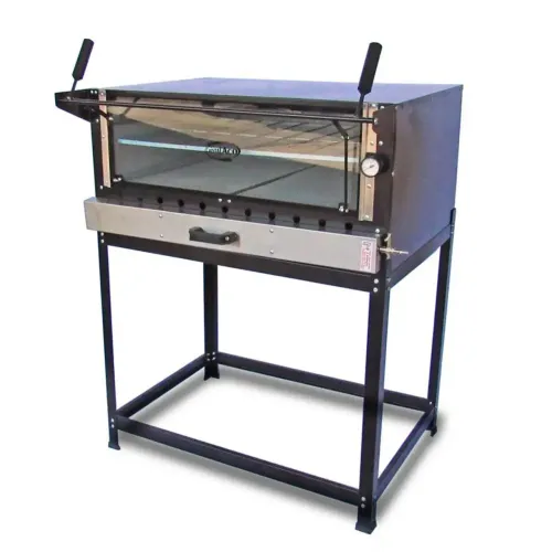 Forno a lastro cristal aço grande