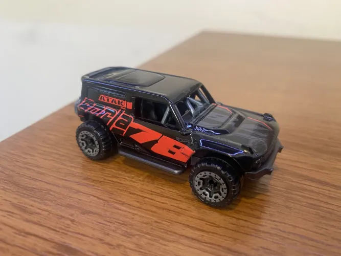 Carrinho Hotwheels Ford Bronco R Borla Preto Loose Novo 1:64