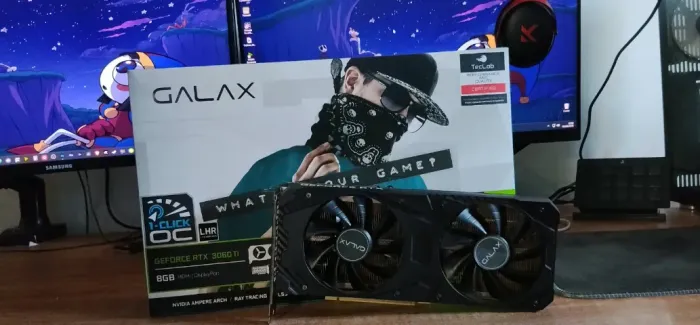 RTX 3060 TI GALAX 2 FAN - SEMI-NOVA EM PERFEITO ESTADO
