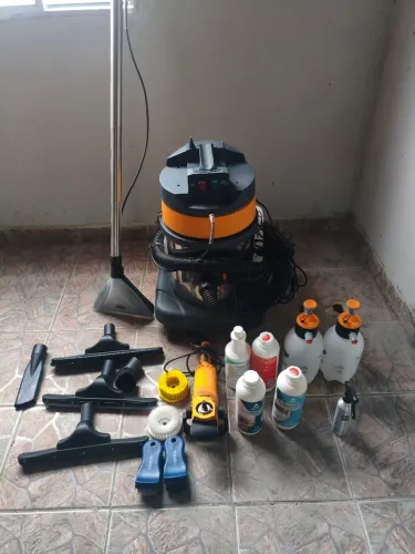 Kit higienização de estofados extratora wap