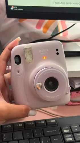 Câmera Fujifilm Instax Mini 11 Lilás - Funcionando Perfeitamente