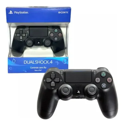 Controle de Ps4 Original Novo sem fio preto Lacrado Dualshock