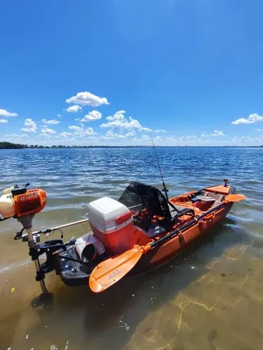Caiaque Titan Ares + motor 3HP