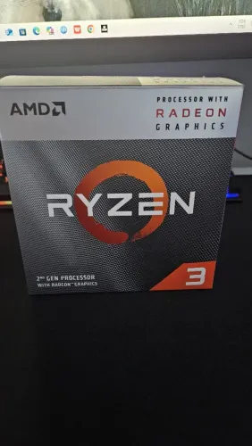 Ryzen 3 3200G + Cooler box - Na caixa