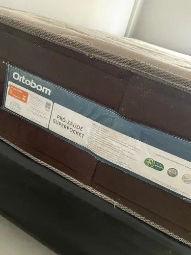 Colchao solteiro com base box ortobom prosaude superpocket