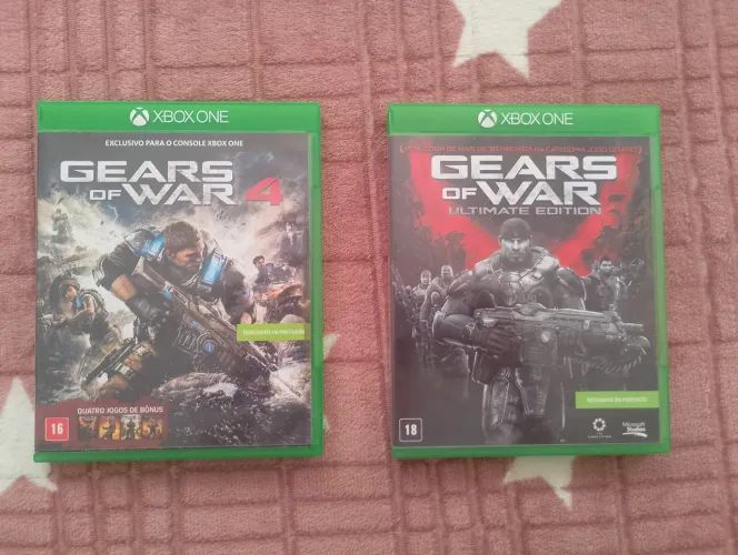 Dois Jogos *Gears of War Ultimate Edition e Gears of War 4