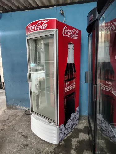 Geladeira expositora coca-cola 500 litros entrega