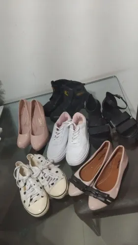 Lote Desapego Calçados Femininos Tam 35 - 6 Pares Por R$ 60 (R$ 10 Cada!)