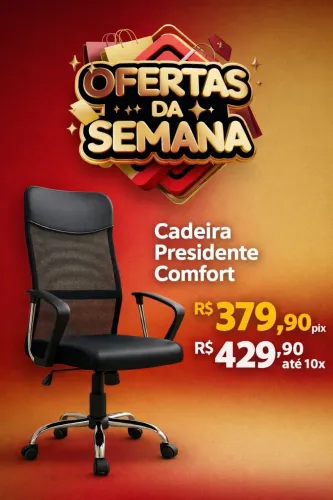 CADEIRA PRESIDENTE CONFORT