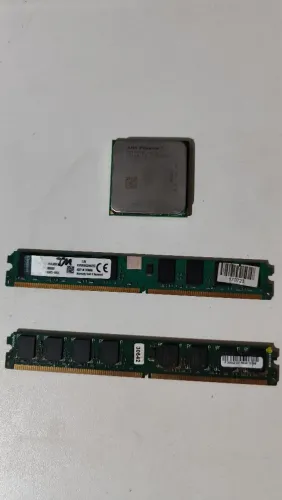 Kit Processador Amd Phenom X4 + Memória Ram DDR2 2x4