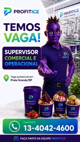 Vaga de Supervisor Comercial e Operacional.