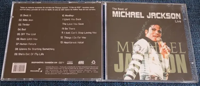 CD Michael Jackson - The Best Of Live Original