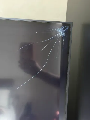 TV LG 55 smart tela trincada 
