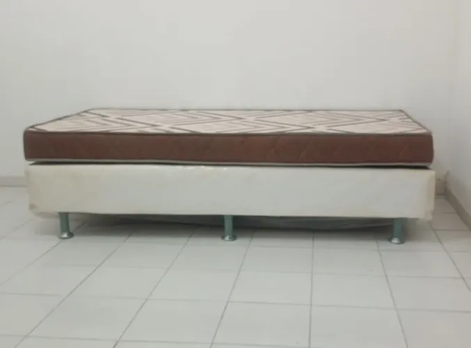 Cama box com colchão - ORTOBOM 