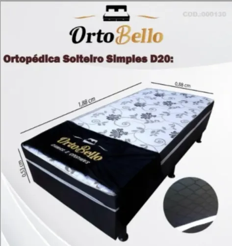 Cama Box Solteiro Ortobello - Entrega Rápida!