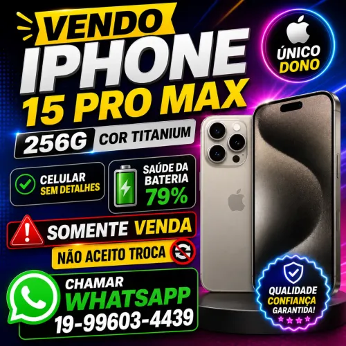 IPHONE 15 PRO MAX 256G COR TITANIUM