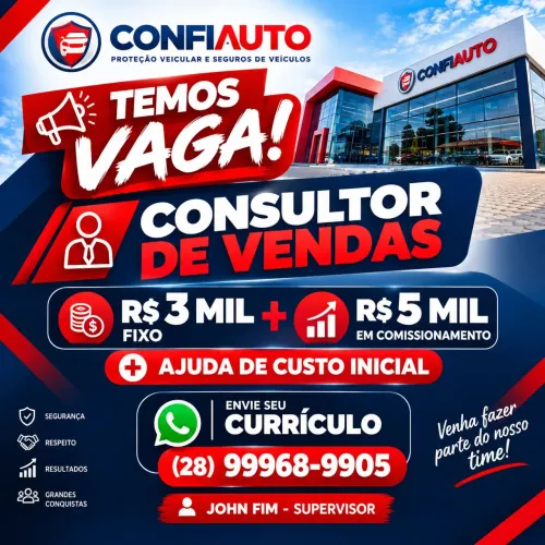 OPORTUNIDADE DE TRABALHO