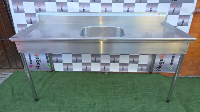 Pia industrial inox 304 Topema