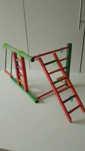Play Ground Periquito, cacatua Brinquedo para Calopsita