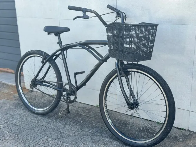 Bicicleta caiçara aro 26 revisada com nota 