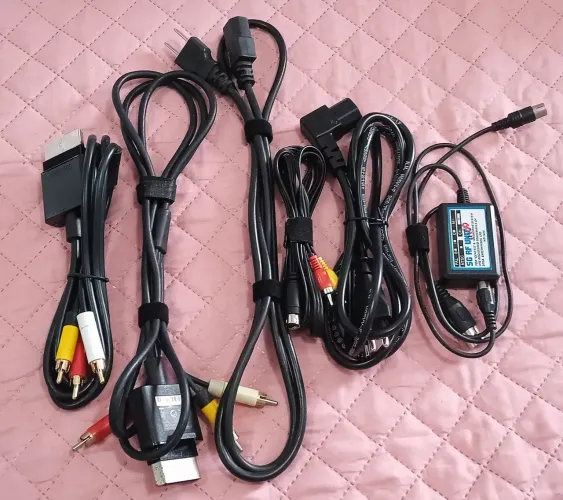Lote de cabos de console de vídeo game