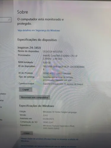 All in one Dell - computador completo