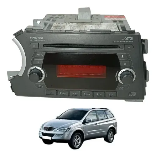 Rádio Original Cd Player Som Ssangyong Kyron 2010 2011 2012
