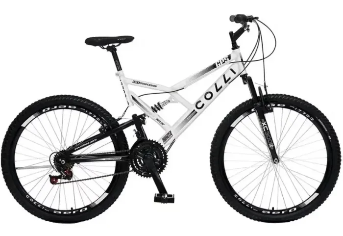 Bicicleta Colli Bike GPS 148 Dupla Suspensão Freios V-Brake , Aro 26 Aero
