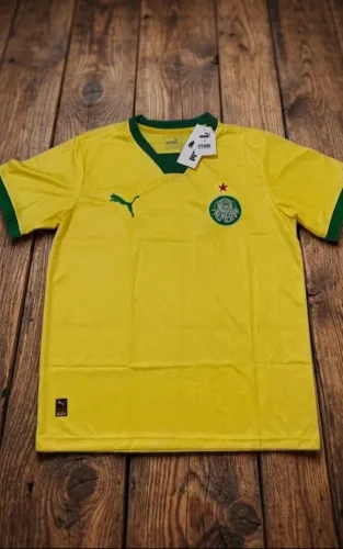 Camisa do palmeiras amarela 1 linha
