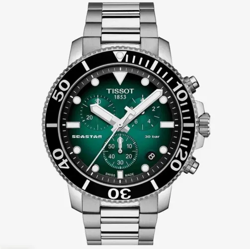 Tissot Seastar 1000 Chrono - Novo - Green