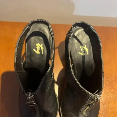 sandália tng, couro, preta 35