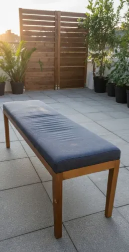 Banco Nórdico Tok&Stok - Madeira Maciça (Varanda / Jantar)