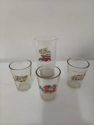 Conjunto para Caipirinha Vidro Antigo