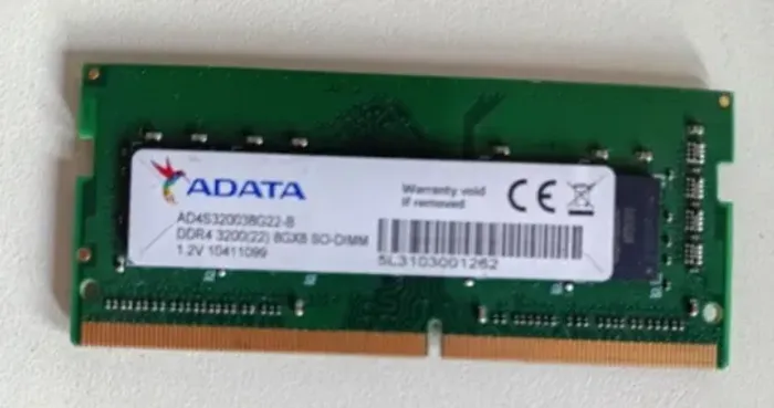 Memoria ram ddr4 8gb para notebook 3200mhz com garantia
