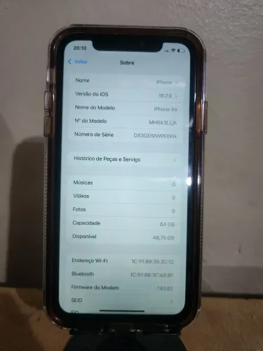Iphone xr 64gb branco 