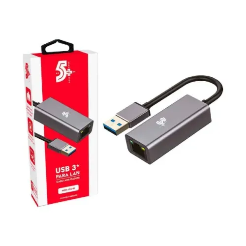 Adaptador de Rede Usb 3.0 para Lan - 10/100/1000mbps *ENTREGA GRÁTIS*