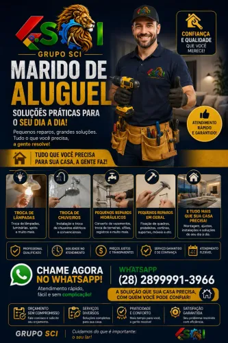 MARIDO DE ALUGUEL - MANUTENÇÃO E REPAROS EM GERAL