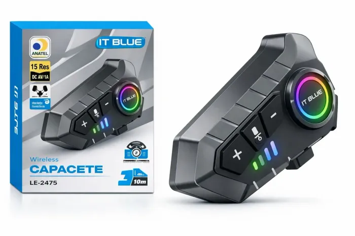 Fone bluetooth para Capacete