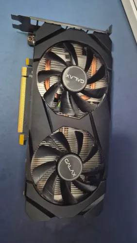Placa de Vídeo Galax GeForce GTX 1660 1-Click OC 6GB GDDR5 - Perfeito Estado