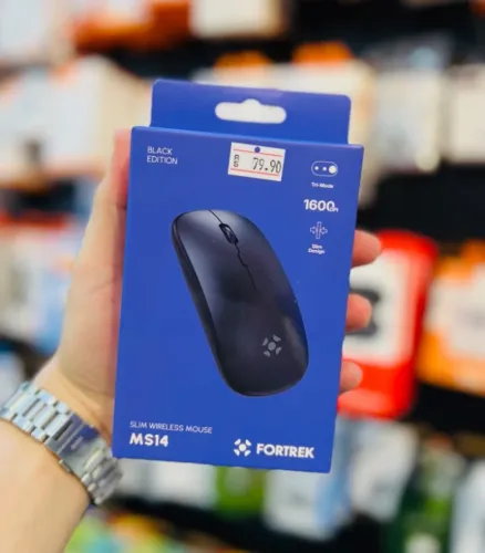 Mouse Sem Fio Com Bateria e Cabo Carregador